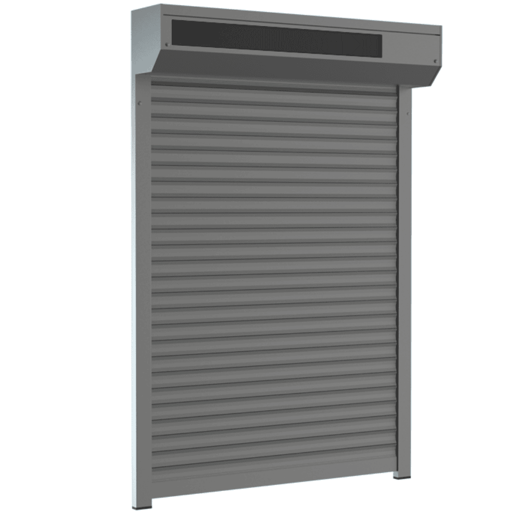 Solar aluminium rolluik